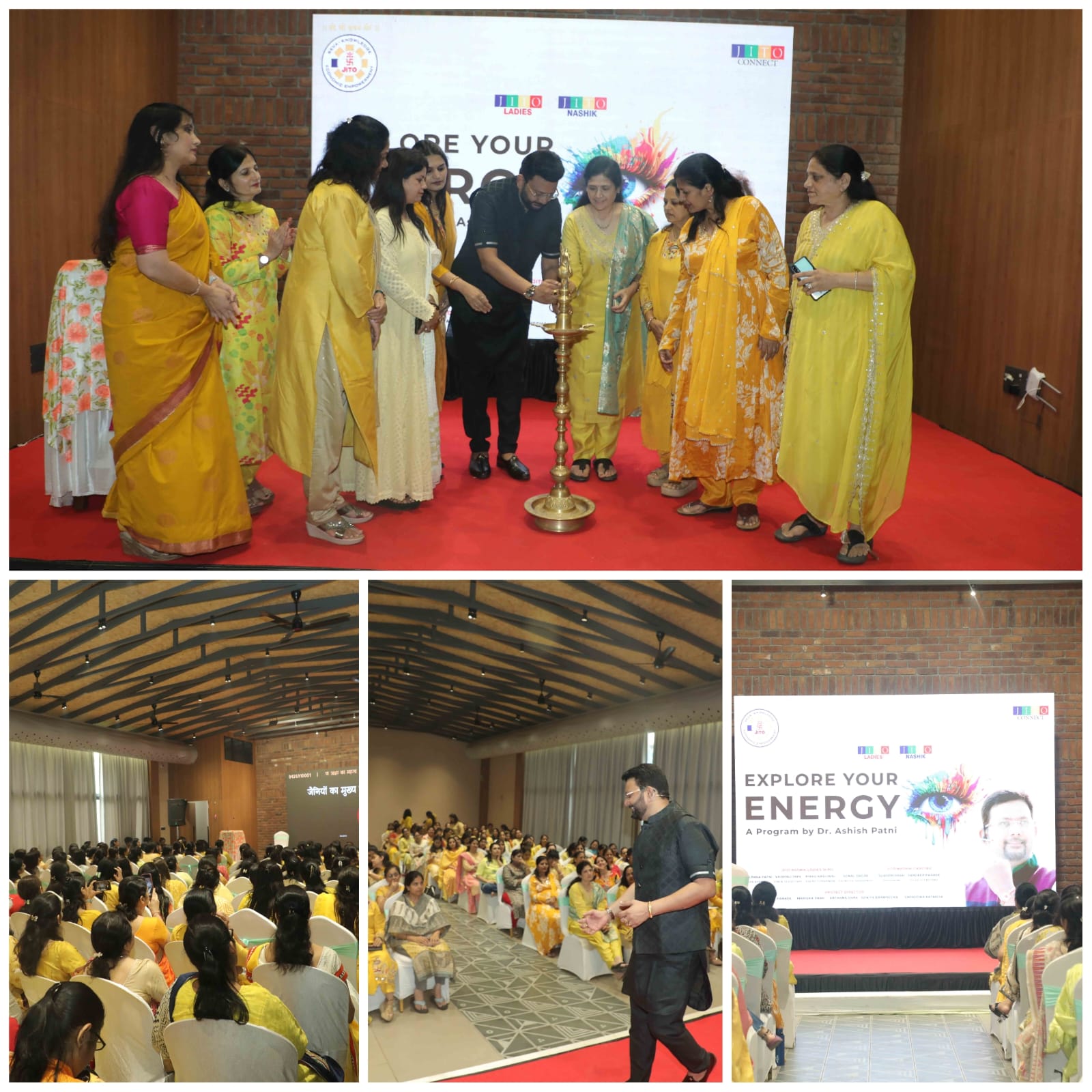 JITO Ladies Wing Nashik: दीप प्रज्ज्वलन व Masterclass